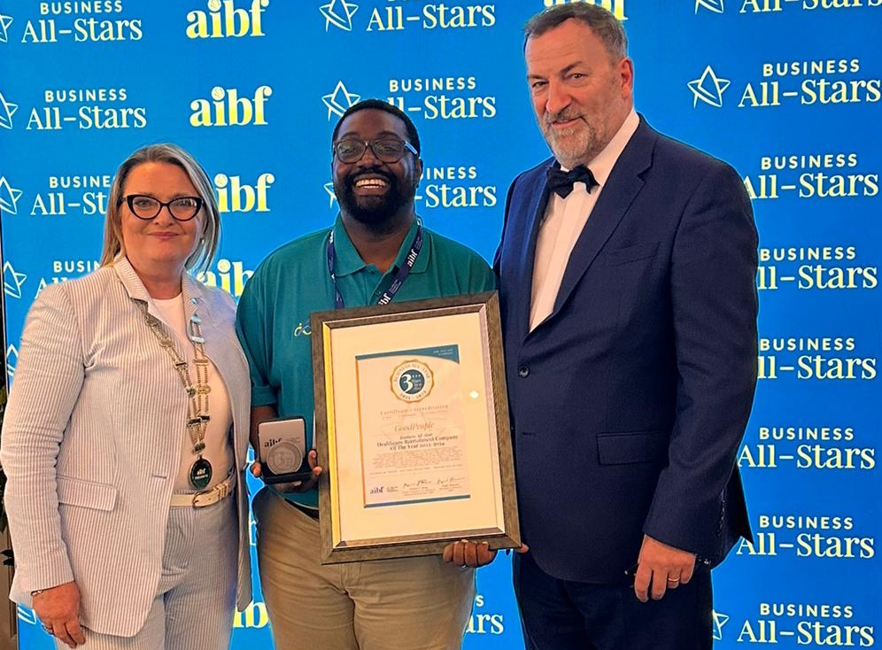 GoodPeople has been awarded the best in class Healthcare recruitment agency of the year 2023